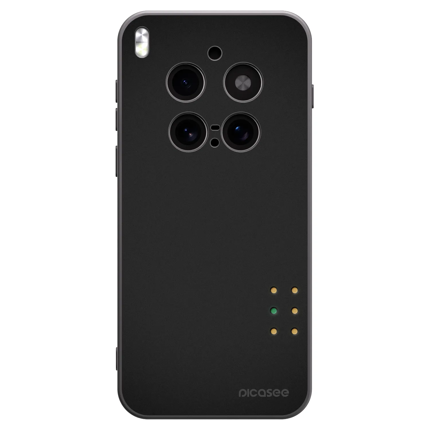 Picasee fekete szilikon tok az alábbi mobiltelefonokra Vivo X300 Pro - Pulse