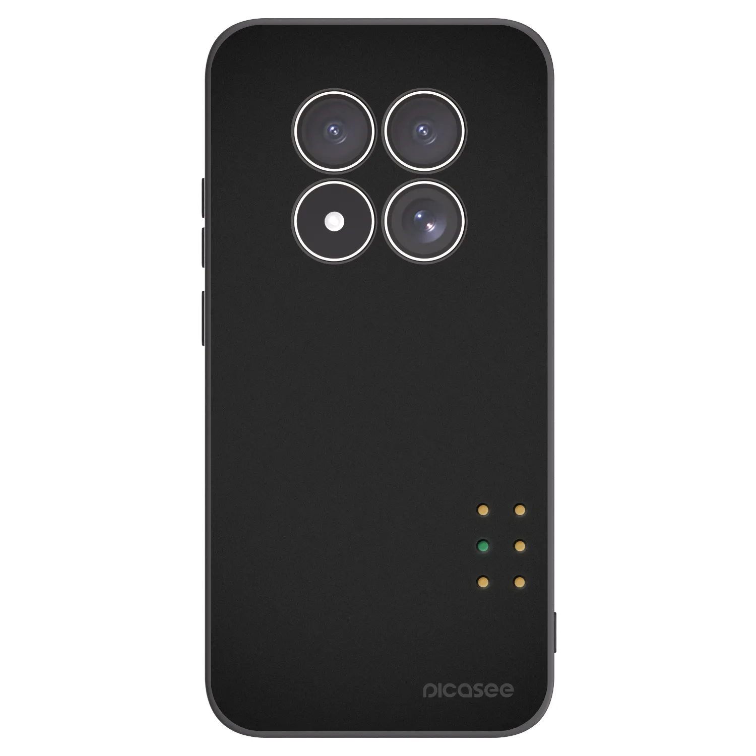 Picasee fekete szilikon tok az alábbi mobiltelefonokra Xiaomi Redmi Note 15 Pro 5G - Pulse