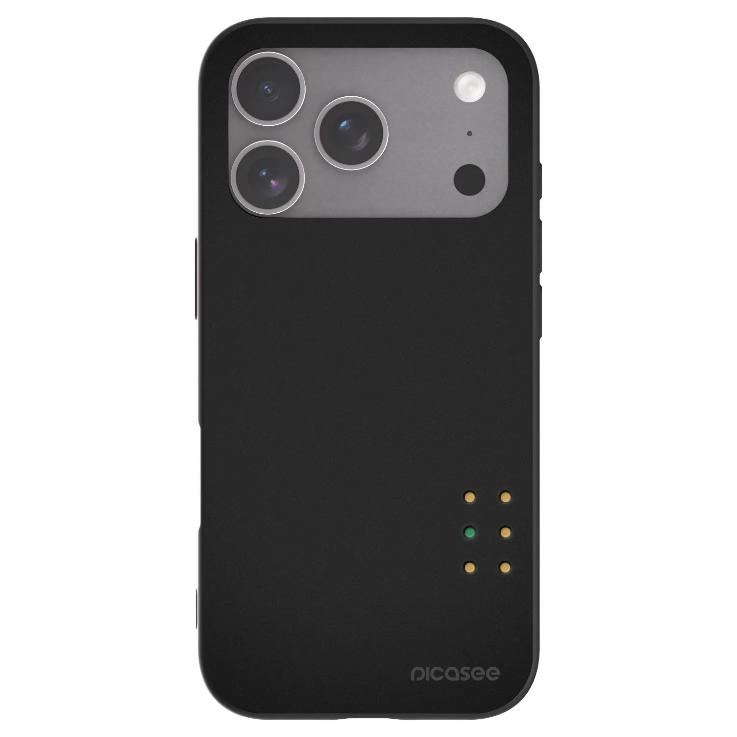 Picasee fekete szilikon tok az alábbi mobiltelefonokra Apple iPhone 18 Pro - Pulse