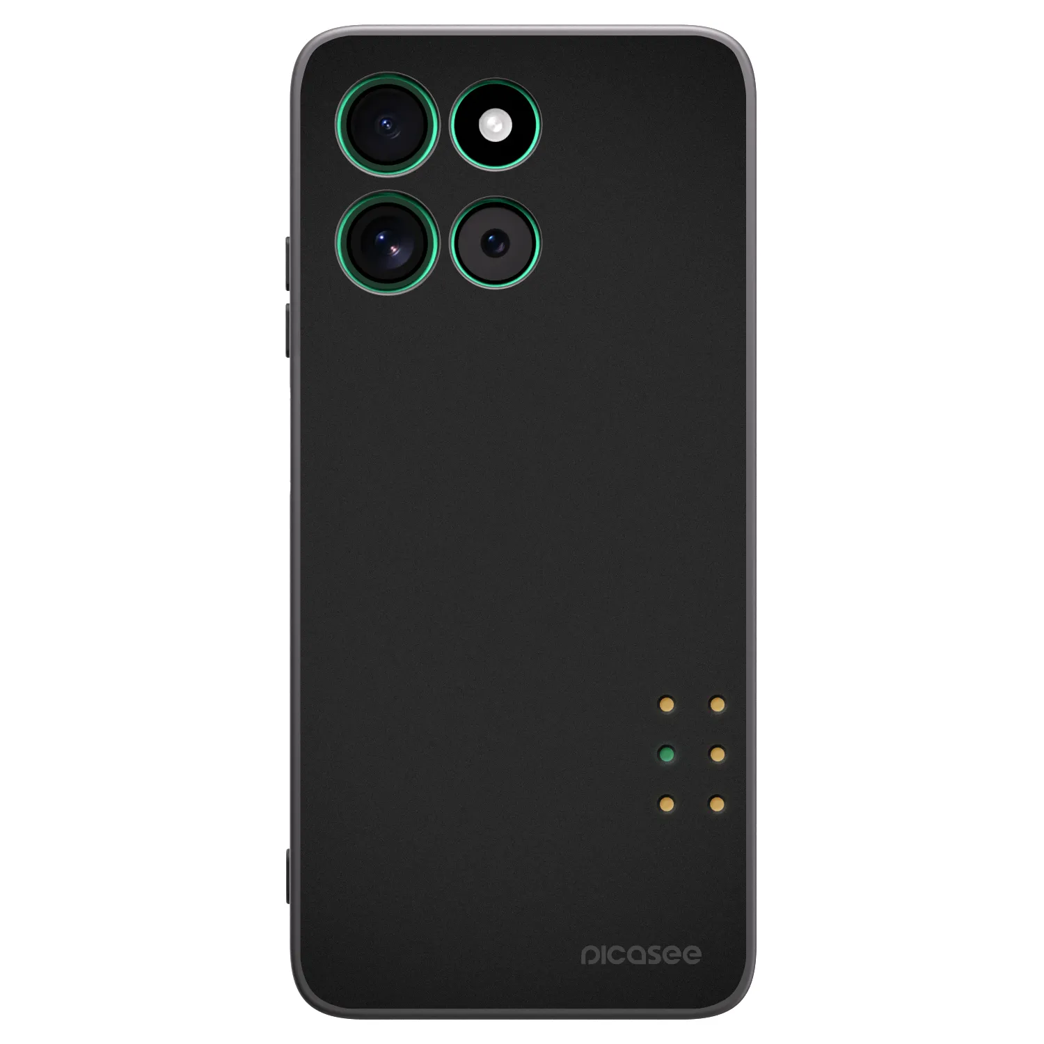 Picasee fekete szilikon tok az alábbi mobiltelefonokra Motorola Moto G57 Power - Pulse
