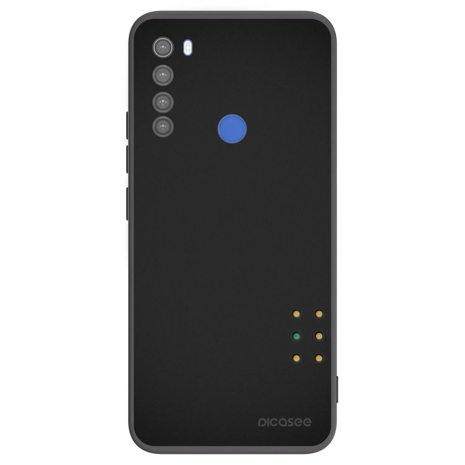 Picasee fekete szilikon tok az alábbi mobiltelefonokra Xiaomi Redmi Note 8T - Pulse