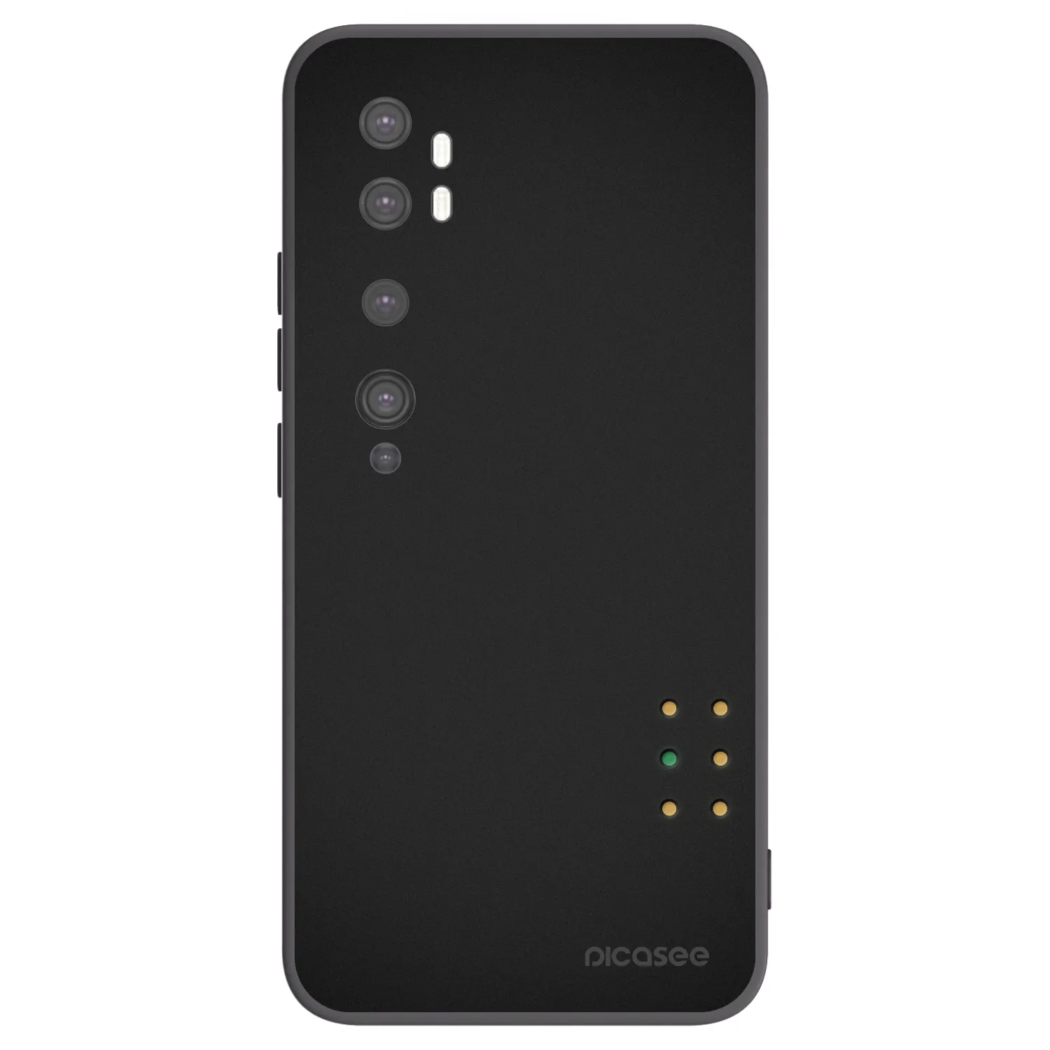 Picasee fekete szilikon tok az alábbi mobiltelefonokra Xiaomi Mi Note 10 (Pro) - Pulse