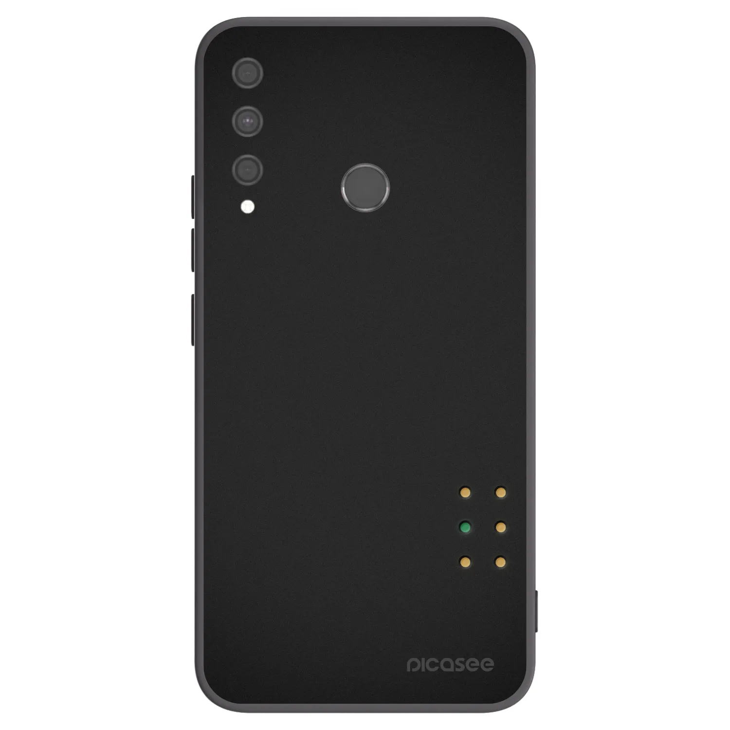 Picasee fekete szilikon tok az alábbi mobiltelefonokra Huawei P40 Lite E - Pulse