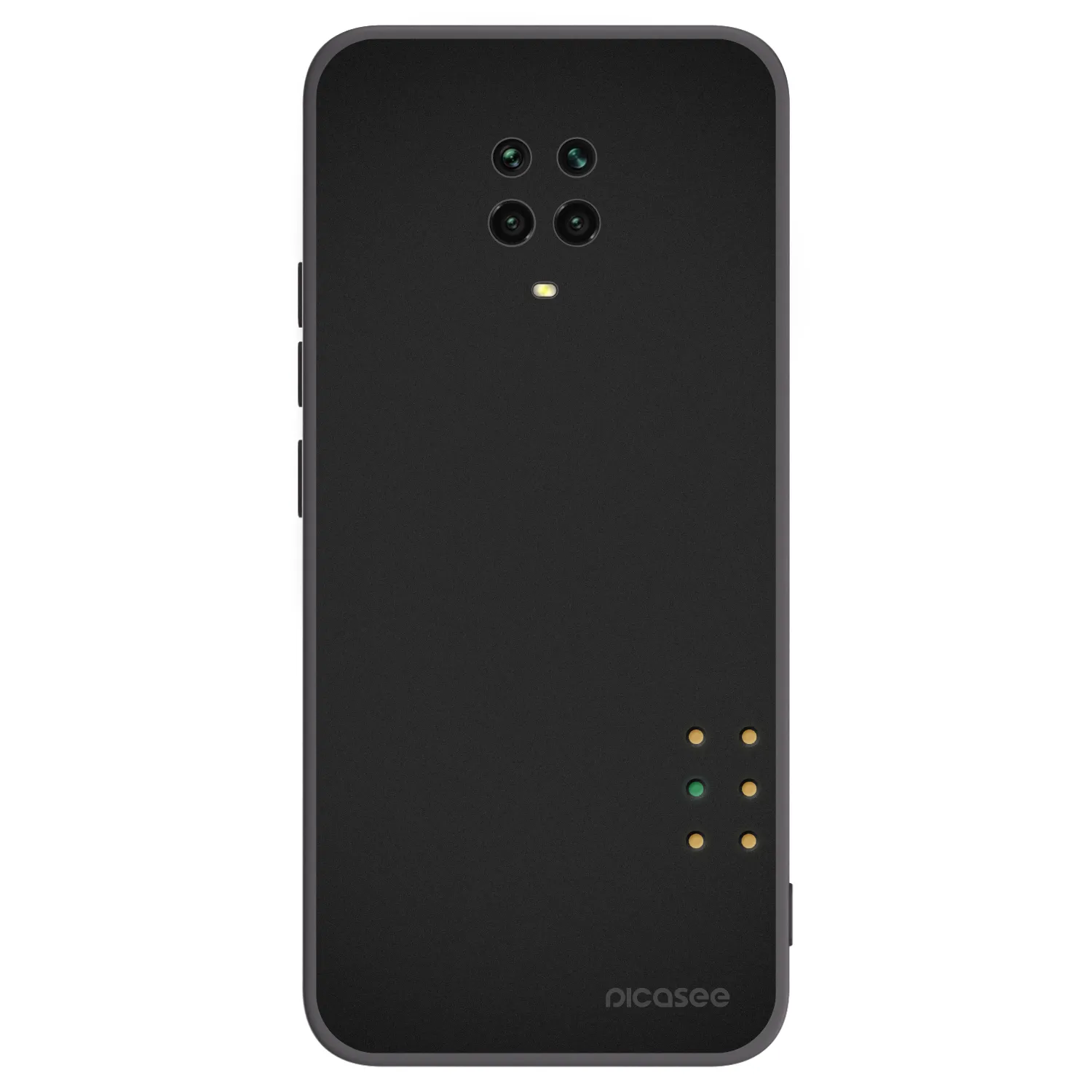 Picasee fekete szilikon tok az alábbi mobiltelefonokra Xiaomi Redmi Note 9 Pro - Pulse