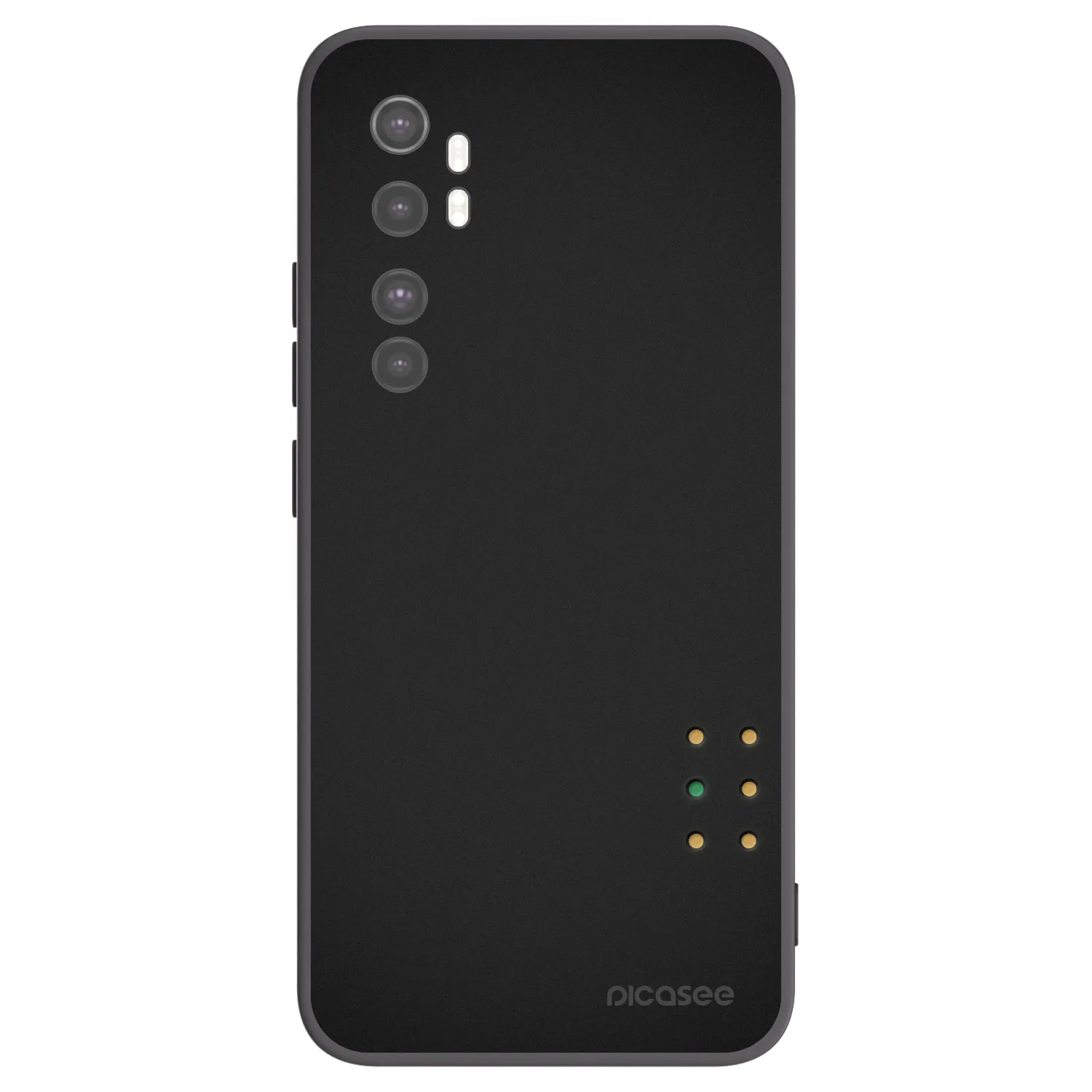 Picasee fekete szilikon tok az alábbi mobiltelefonokra Xiaomi Mi Note 10 Lite - Pulse