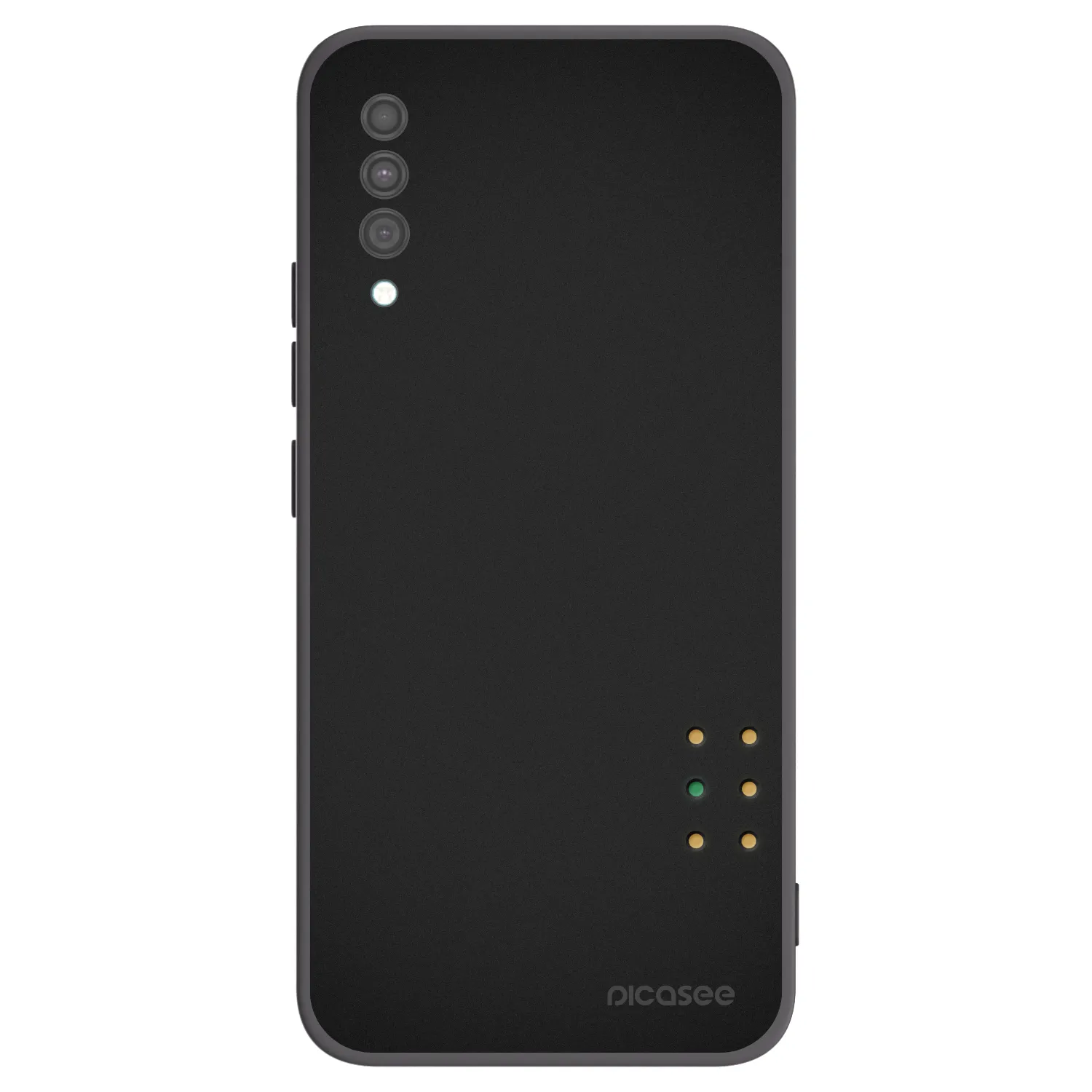 Picasee fekete szilikon tok az alábbi mobiltelefonokra Samsung Galaxy A30s A307F - Pulse