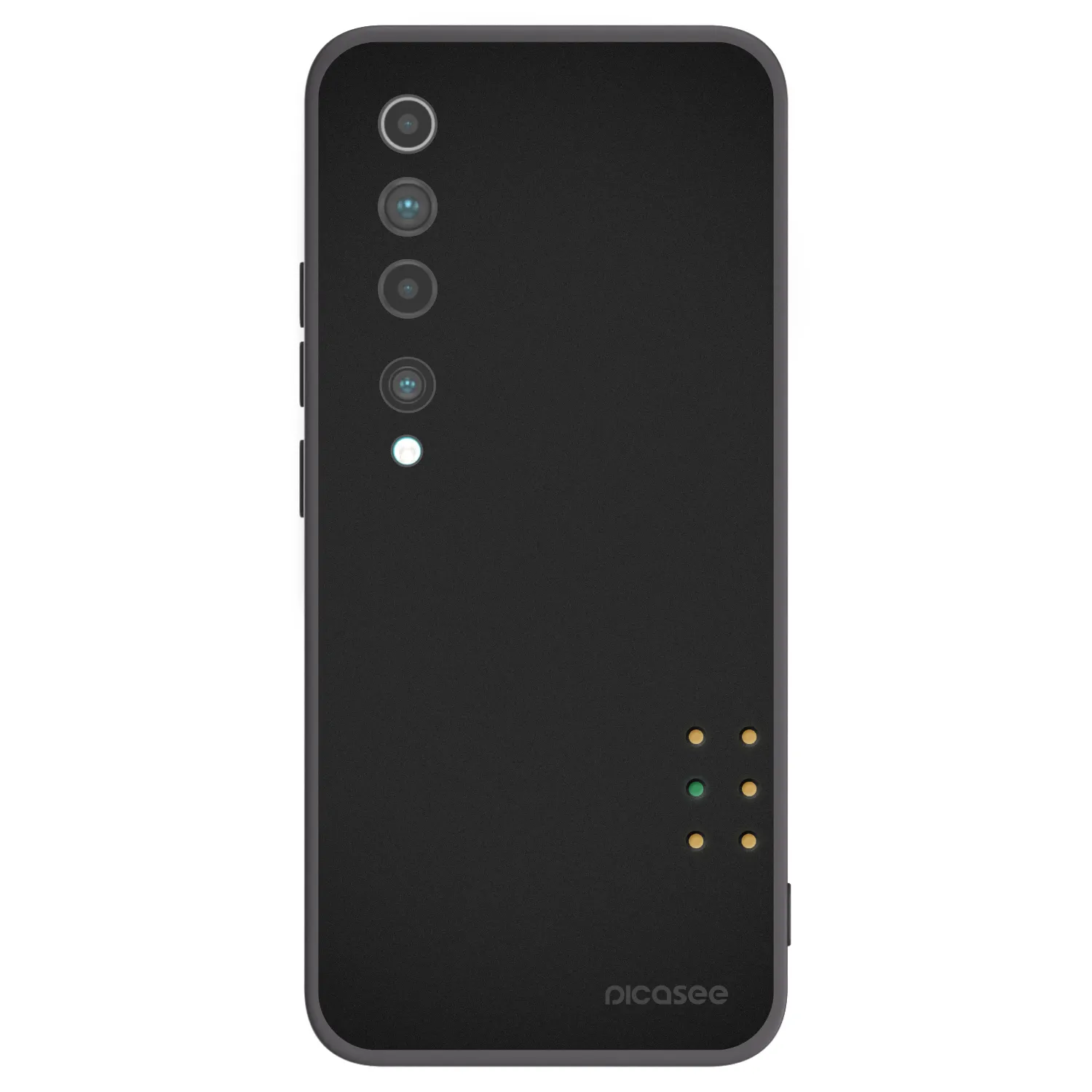 Picasee fekete szilikon tok az alábbi mobiltelefonokra Xiaomi Mi 10 - Pulse