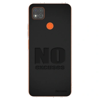 Picasee átlátszó szilikon tok az alábbi mobiltelefonokra Xiaomi Redmi 9C - No Excuses