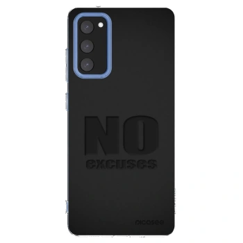 Picasee átlátszó szilikon tok az alábbi mobiltelefonokra Samsung Galaxy S20 FE - No Excuses