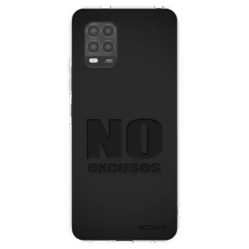 Picasee átlátszó szilikon tok az alábbi mobiltelefonokra Xiaomi Mi 10 Lite - No Excuses