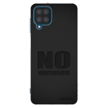 Picasee átlátszó szilikon tok az alábbi mobiltelefonokra Samsung Galaxy A12 A125F - No Excuses