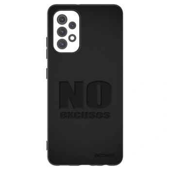 Picasee fekete szilikon tok az alábbi mobiltelefonokra Samsung Galaxy A32 5G A326B - No Excuses