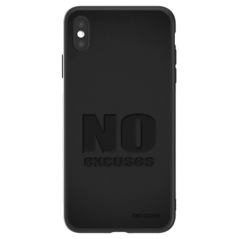 Picasee ULTIMATE CASE Apple iPhone XS Max - készülékre - No Excuses