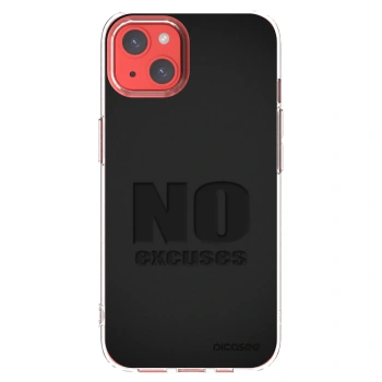 Picasee átlátszó szilikon tok az alábbi mobiltelefonokra Apple iPhone 13 - No Excuses