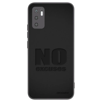 Picasee fekete szilikon tok az alábbi mobiltelefonokra Xiaomi Redmi Note 10 5G - No Excuses