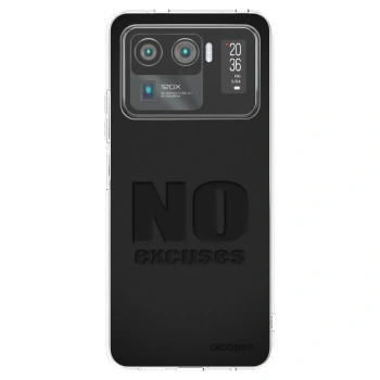 Picasee átlátszó szilikon tok az alábbi mobiltelefonokra Xiaomi Mi 11 Ultra - No Excuses