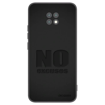 Picasee fekete szilikon tok az alábbi mobiltelefonokra Xiaomi Redmi Note 9T - No Excuses