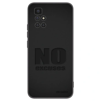 Picasee fekete szilikon tok az alábbi mobiltelefonokra Xiaomi Redmi 10 - No Excuses