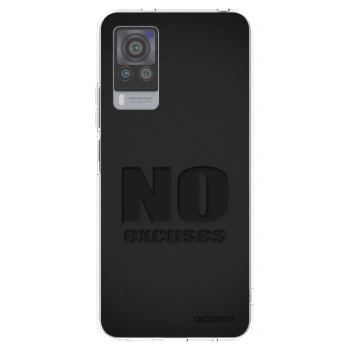 Picasee átlátszó szilikon tok az alábbi mobiltelefonokra Vivo X60 Pro 5G - No Excuses