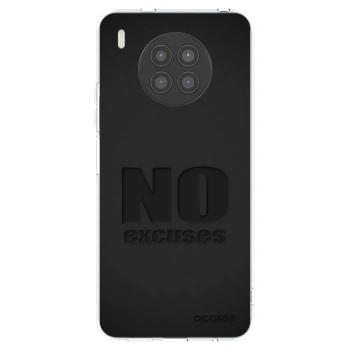 Picasee átlátszó szilikon tok az alábbi mobiltelefonokra Huawei Nova 8i - No Excuses