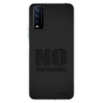 Picasee átlátszó szilikon tok az alábbi mobiltelefonokra Vivo Y11s - No Excuses