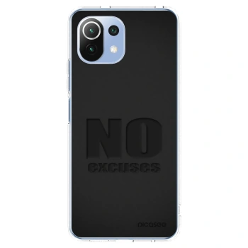 Picasee átlátszó szilikon tok az alábbi mobiltelefonokra Xiaomi 11 Lite 5G NE - No Excuses