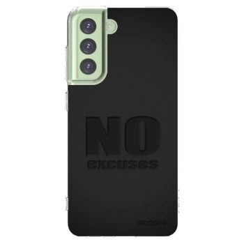 Picasee átlátszó szilikon tok az alábbi mobiltelefonokra Samsung Galaxy S21 FE 5G - No Excuses