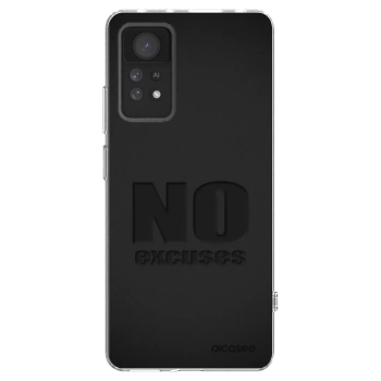 Picasee átlátszó szilikon tok az alábbi mobiltelefonokra Xiaomi Redmi Note 11 Pro - No Excuses