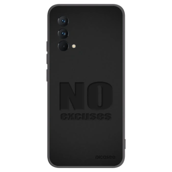 Picasee fekete szilikon tok az alábbi mobiltelefonokra Realme GT Master Edition 5G - No Excuses