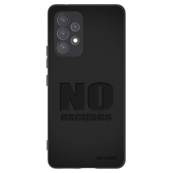 Picasee fekete szilikon tok az alábbi mobiltelefonokra Samsung Galaxy A53 5G A536 - No Excuses