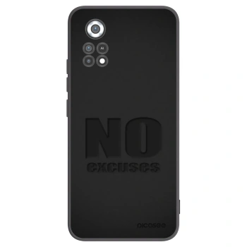 Picasee fekete szilikon tok az alábbi mobiltelefonokra Xiaomi Poco X4 Pro 5G - No Excuses