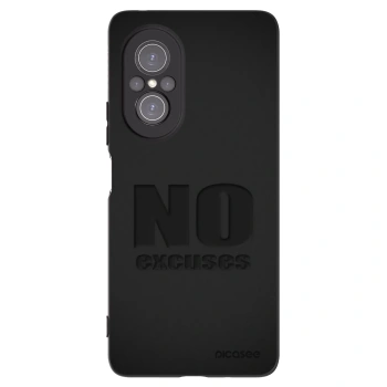 Picasee fekete szilikon tok az alábbi mobiltelefonokra Huawei Nova 9 SE - No Excuses