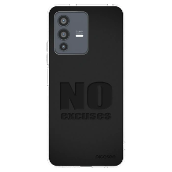Picasee átlátszó szilikon tok az alábbi mobiltelefonokra Vivo V23 5G - No Excuses