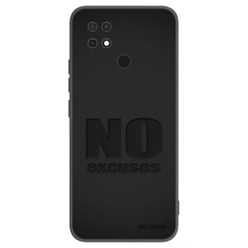 Picasee fekete szilikon tok az alábbi mobiltelefonokra Xiaomi Redmi 10C - No Excuses