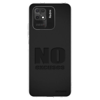 Picasee átlátszó szilikon tok az alábbi mobiltelefonokra Xiaomi Redmi 10C - No Excuses