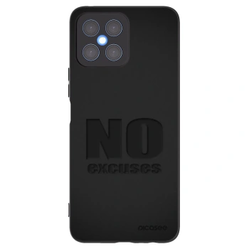 Picasee fekete szilikon tok az alábbi mobiltelefonokra Honor X8 4G - No Excuses