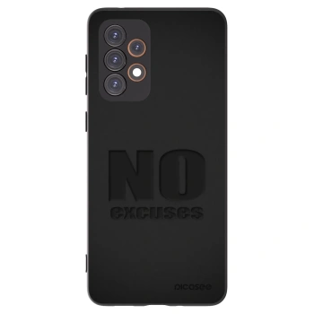 Picasee fekete szilikon tok az alábbi mobiltelefonokra Samsung Galaxy A33 5G A336 - No Excuses
