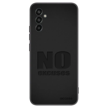 Picasee fekete szilikon tok az alábbi mobiltelefonokra Samsung Galaxy M13 M135F - No Excuses