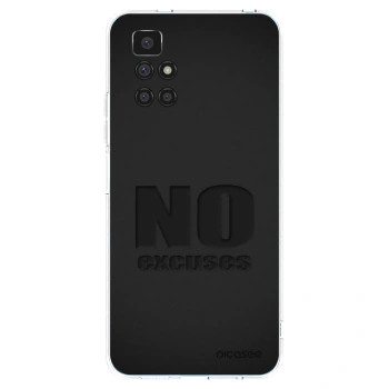 Picasee átlátszó szilikon tok az alábbi mobiltelefonokra Xiaomi Redmi 10 (2022) - No Excuses