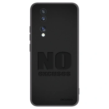 Picasee fekete szilikon tok az alábbi mobiltelefonokra Honor 70 - No Excuses