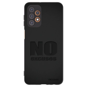 Picasee fekete szilikon tok az alábbi mobiltelefonokra Samsung Galaxy A23 A235F 4G - No Excuses