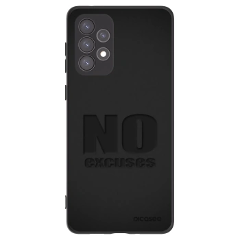 Picasee fekete szilikon tok az alábbi mobiltelefonokra Samsung Galaxy A73 5G - No Excuses