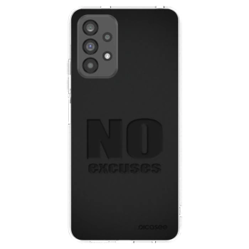 Picasee átlátszó szilikon tok az alábbi mobiltelefonokra Samsung Galaxy A73 5G - No Excuses