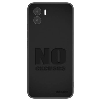 Picasee fekete szilikon tok az alábbi mobiltelefonokra Xiaomi Redmi A1 - No Excuses