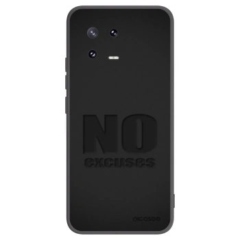 Picasee fekete szilikon tok az alábbi mobiltelefonokra Xiaomi 13 Pro - No Excuses