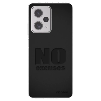Picasee átlátszó szilikon tok az alábbi mobiltelefonokra Xiaomi Redmi Note 12 Pro+ 5G - No Excuses