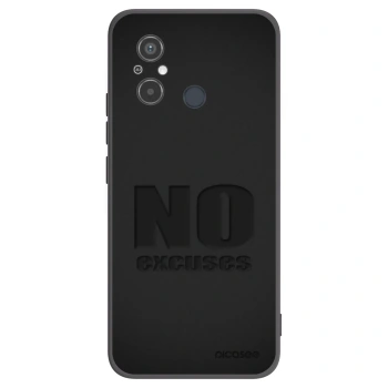 Picasee fekete szilikon tok az alábbi mobiltelefonokra Xiaomi Redmi 12C - No Excuses