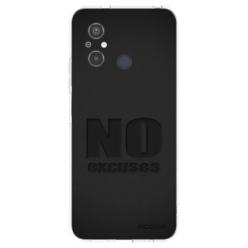 Picasee átlátszó szilikon tok az alábbi mobiltelefonokra Xiaomi Redmi 12C - No Excuses