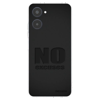 Picasee átlátszó szilikon tok az alábbi mobiltelefonokra Realme 10 4G - No Excuses