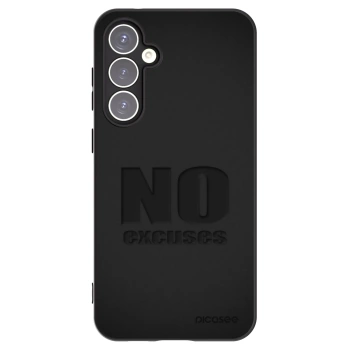 Picasee fekete szilikon tok az alábbi mobiltelefonokra Samsung Galaxy S23 FE S711B - No Excuses